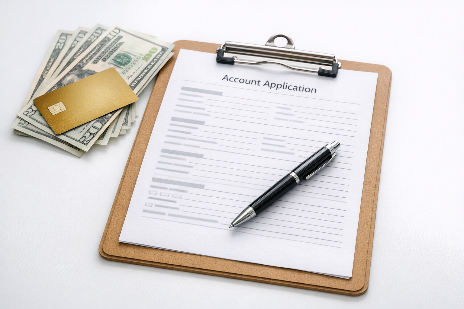 Customer COD account application form for same-day or prepay orders